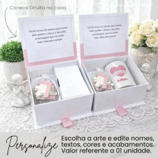 Convite para padrinhos de batismo com quebra-cabeça (01 un) Convite para padrinhos de batismo com quebra-cabeça (01 un)