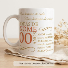 Coleção Bodas de Casamento Personalizada com Foto e Data Coleção Bodas de Casamento Personalizada com Foto e Data
