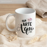 Canecas de Cerâmica Premium - Personalize com sua Foto ou Frase