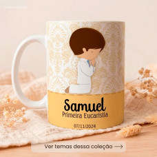 Coleção Primeira Eucaristia Personalizada com Foto Coleção Primeira Eucaristia Personalizada com Foto