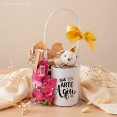 Kit Presente Caneca Personalizada com Bombons Sacola Pvc Kit Presente Caneca Personalizada com Bombons Sacola Pvc
