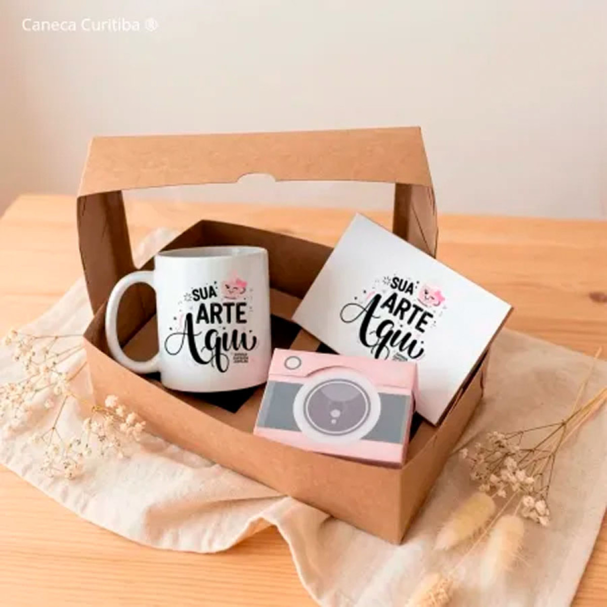 Kit Presente Personalizado com Fotos e Caneca